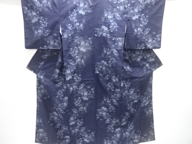 Japanese Kimono / Tsumugi Silk